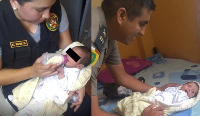 Abandonan a bebé de tres días de nacido en San Juan de Miraflores