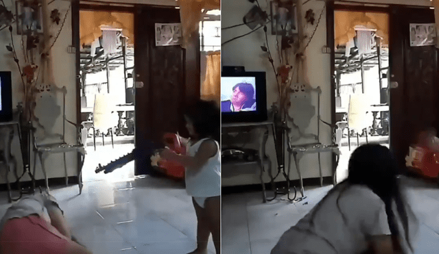 Facebook: Le da un “arma de juguete” a su hija pero ella reacciona de esta terrible forma