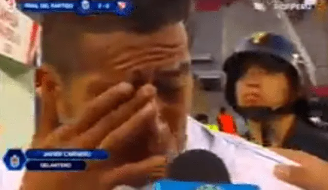 Binacional campeón de Copa Perú: jugador se quebró durante entrevista [VIDEO]