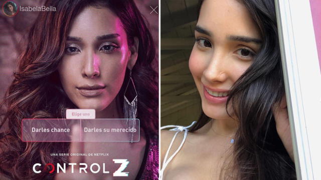 Zion Moreno es Isabela en Control Z - Crédito: Netflix // Instagram