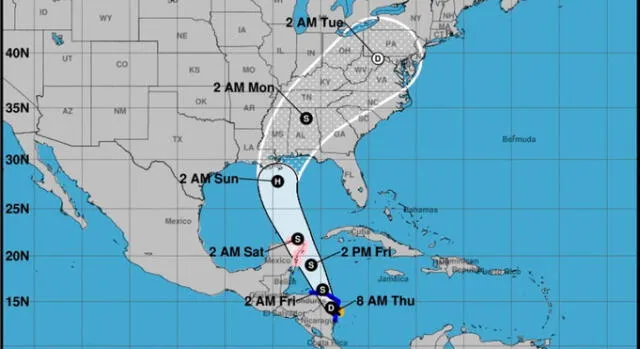 Estados Unidos: declaran estado de emergencia en Florida por la llegada de tormenta ‘Nate’