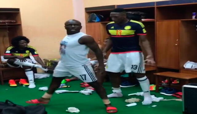 YouTube: jugadores de Colombia celebraron en el vestuario con este peculiar baile