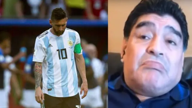 Maradona: “Messi hizo todo lo que pudo, no hay que echarle la culpa” | VIDEO