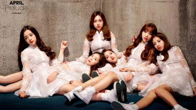 April es un grupo femenino surcoreano de K-pop, formado por DSP Media en 2015. El nombre del grupo representa, «Chica, tu no puedes evitar amar»