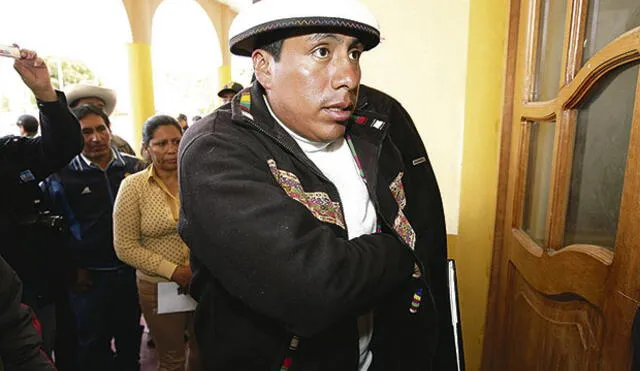 Juez decide hoy si dicta prisión de 18 meses para Odilón Huanaco 