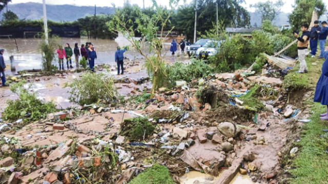 Torrenciales lluvias dejaron un panorama desolador en Cajamarca