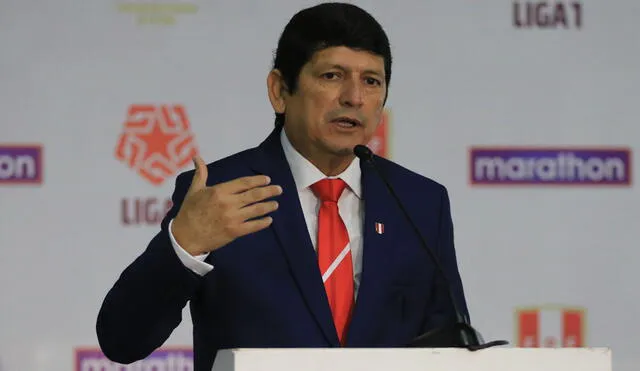 La Liga 1 se jugará en Lima afirmó el presidente de la FPF, Agustín Lozano. Foto: Líbero
