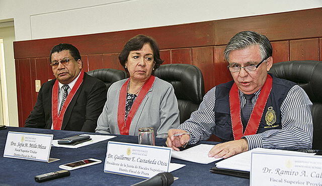 Fiscales de Lambayeque y Piura respaldan actuación de Pablo Sánchez Velarde