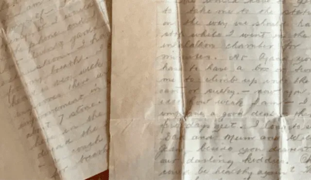 Harry Cole se enfermó de gripe española y antes de morir, escribió una conmovedora carta a su esposa.