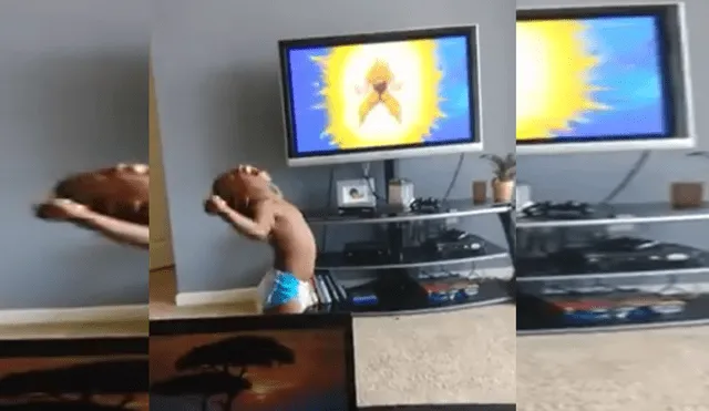 Facebook Viral: Su hijo veía episodio de Dragon Ball Z y tiene increíble reacción [VIDEO]