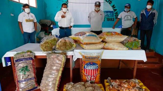 Entregan alimentos a pescadores de San José