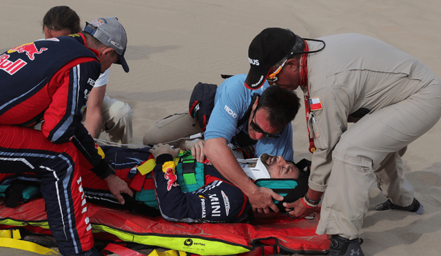 Dakar 2019: Stéphane Peterhansel estrelló su auto y abandonó en la penúltima etapa