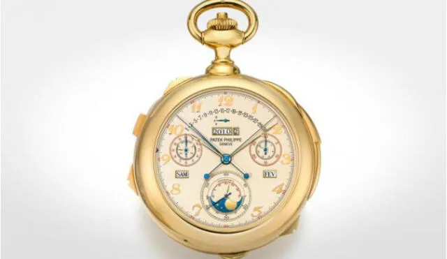 Sotheby's subastará reloj "Calibre 89" Patek Philippe
