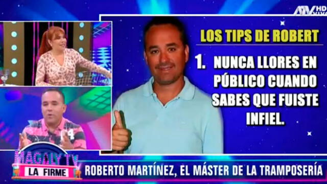 Roberto Martínez en "Magaly tv, la firme"