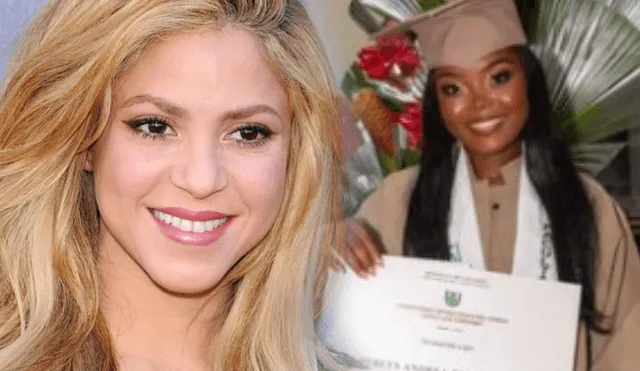 Shakira se mostró muy orgullosa de ver que una alumna de su organización terminó sus estudios superiores. Foto: difusión/Shakira/Instagram