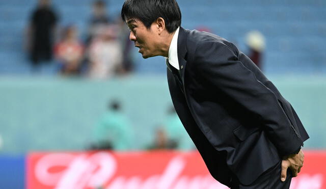 Hajime Moriyasu asumió la dirección técnica de la selección japonesa en 2017. Foto: AFP