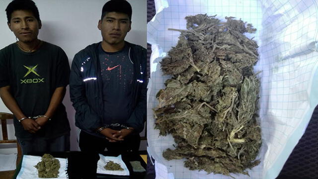Policía Antidrogas detiene a microcomercializador de marihuana en Arequipa