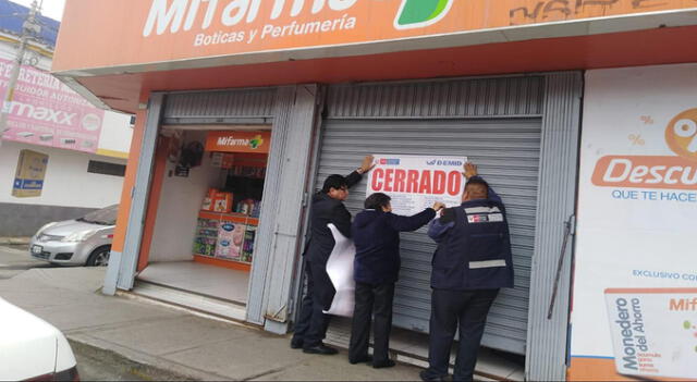 Intervención de la Dirección Ejecutiva de Medicamentos, Insumos y Drogas de Tacna intervino una vez más las boticas.