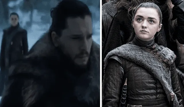 Game of Thrones: Jon Snow y Arya Stark se reencuentran en nuevo teaser de temporada 8