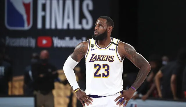 Los Angeles Lakers sumaron su primera victoria en las Finales de la NBA ante Miami Heat. Foto: AFP