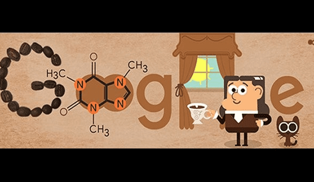 Friedlieb Ferdinand Runge: Google le crea un Doodle por su 225 aniversario al descubridor de la cafeína