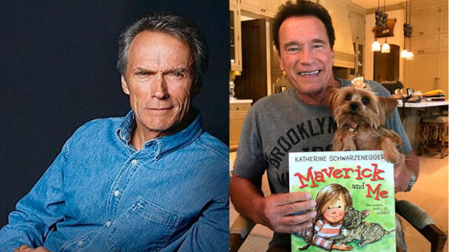 Arnold Schwarzenegger publica foto esquiando junto a Clint Eastwood. Foto: Instagram