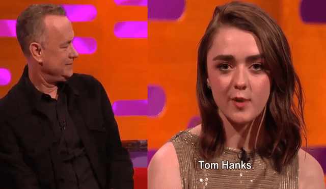 Game of Thrones: Arya Stark incluye a Tom Hanks en su lista y así reaccionó él [VIDEO]