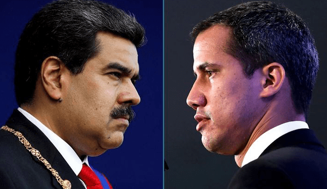 Nicolás Maduro y Juan Guaidó. Foto: Composición.