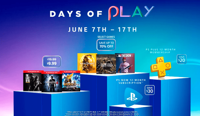 Days of Play: Sony anuncia descuentos de PS4 tras su ausencia en el E3 2019