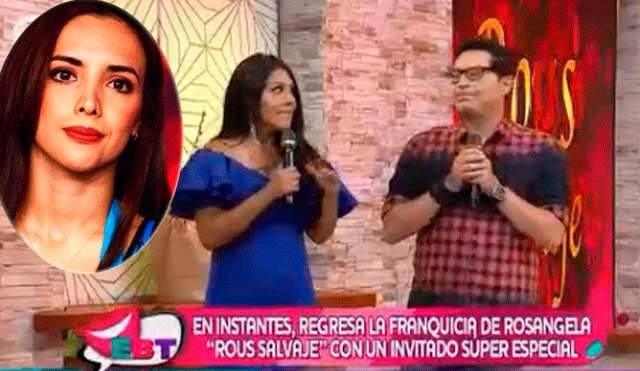 'Carloncho' corrigió a Rosángela Espinoza en vivo y ella no se queda callada [VIDEO]