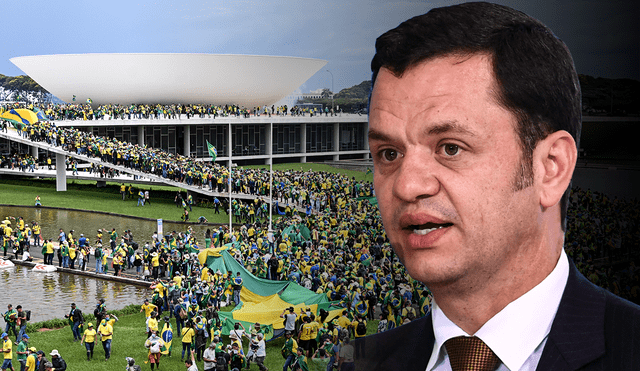 Anderson Torres fue ministro de Justicia en el Gobierno de Jair Bolsonaro durante el periodo 2019-2022. Foto: composición LR/AFP