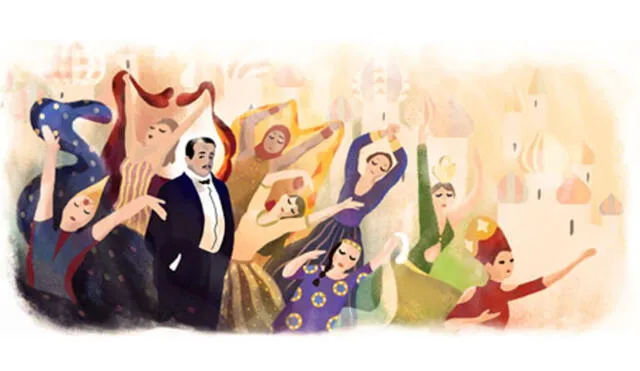 Sergei Diaghilev: empresario ruso que revolucionó la danza protagoniza doodle de Google
