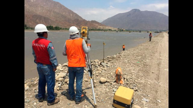 La Libertad: Contraloría realiza trabajos topográficos en descolmatación del río Chicama