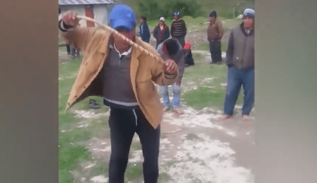 Cajamarca: Ladrones de ganado son castigados bailando huayno [VIDEO]