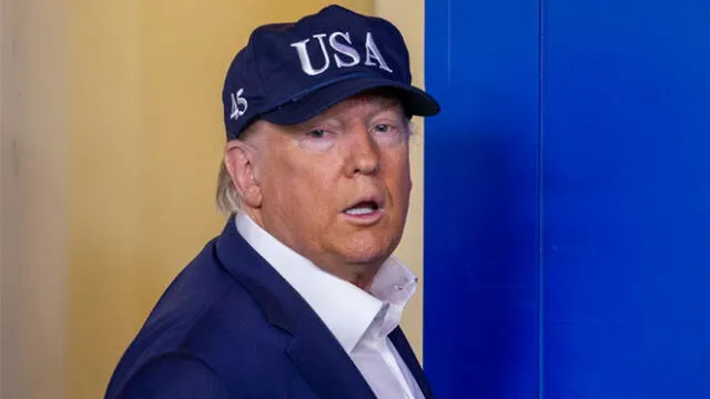 Donald Trump, presidente de los Estados Unidos. Foto: AFP.