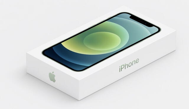 La caja del iPhone 12 será más pequeña, ya que no tendrá cargador, ni audífonos. Foto: Apple