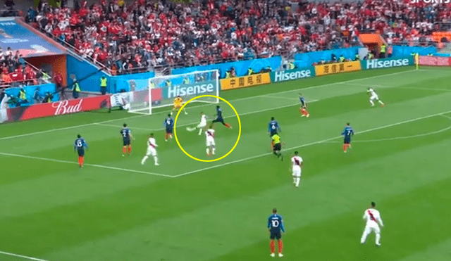 Perú vs Francia: El increíble gol que se perdió Paolo Guerrero