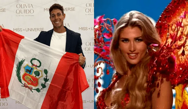 Hugo García mostró su emoción hacia la participación de Alessia Rovegno en el Miss Universo. Foto: composición LR/ @hugogarcia/Instagram/ captura del Miss Universo