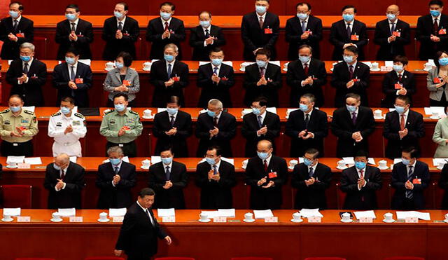 Xi participó como diputado de la Asamblea Popular Nacional. Foto: EFE