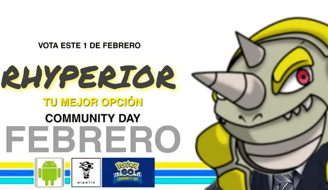 Rhyperior aprendería su movimiento insignia si se realiza el Community Day de Rhyhon en Pokémon GO.