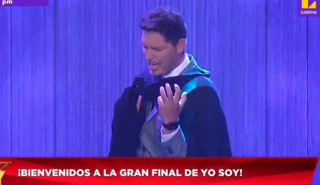 El presentador del programa se 'convirtió' en los 5 finalistas del programa de imitación. Foto: captura/Latina