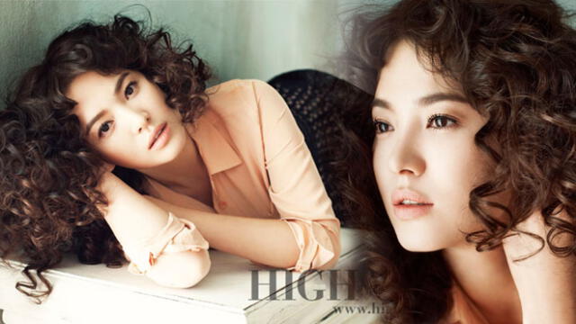 Song Hye Kyo en una sesión fotográfica para la revista High Cut. 2011.