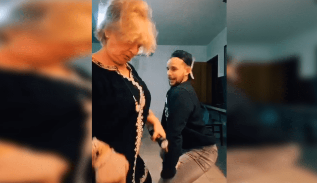 Desliza a la izquierda para ver más de esta divertida coreografía que realizaron esta mamá junto a su hijo. (Foto: captura)