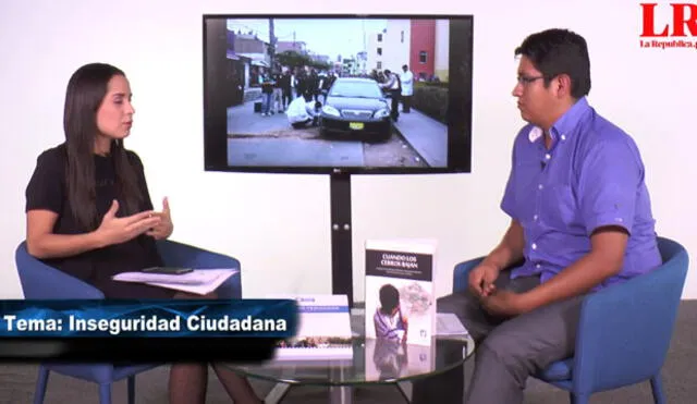 Sigrid Bazán dialogó con Arturo Huaytalla sobre la inseguridad ciudadana [VIDEO]