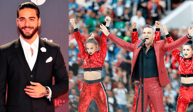 Se burlan de Maluma y Nicky Jam por show de Robbie Williams