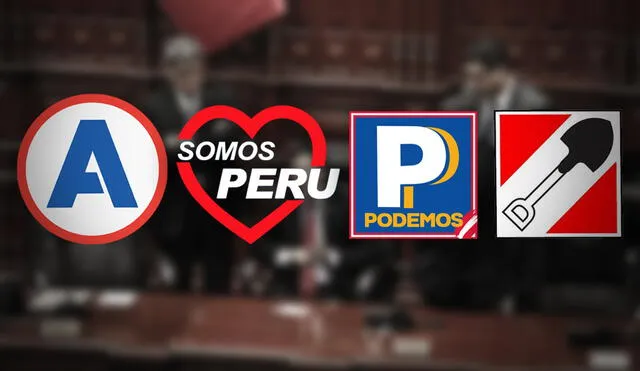 Acción Popular, Alianza Para el Progreso, Somos Perú y Podemos acordaron presentarse para liderar el Congreso. Foto: La República.