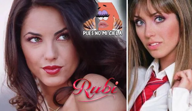 "Rubí" con Bárbara Mori se estrenó en 2004 y catapultó a la fama internacional a su estrella protagonista. Foto: composición LR/Televisa/Pinterest