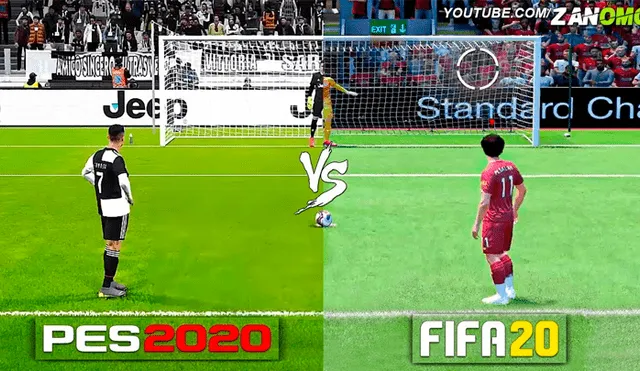 ¿FIFA 20 o PES 2020? Queda poco para elegir y la primera comparativa entre los juegos de Konami y EA Sports ya apareció. ¡Revísala ya! La pelea está reñida.