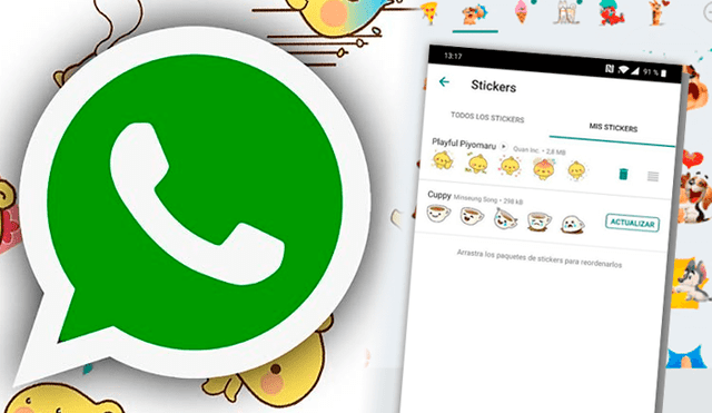 ¡Ya están aquí! Los primeros stickers animados en llegar de forma a nativa a WhatsApp ya están disponibles siguiendo unos cuantos pasos dentro de la aplicación. Imagen: Xatakandroid/composición.