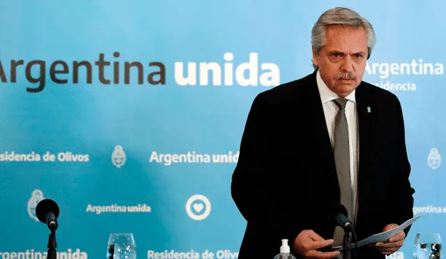 Presidente de Argentina, Alberto Fernández. Foto: AFP.